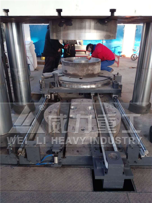 3600吨电机风罩专用四柱液压机速度变慢回路介绍